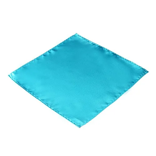 DonDon Herren Einstecktuch türkis