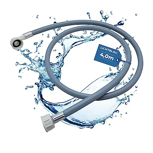 LICHTBLAU Wasserzulaufschlauch 4 m | Zulaufschlauch 3/4 Zoll