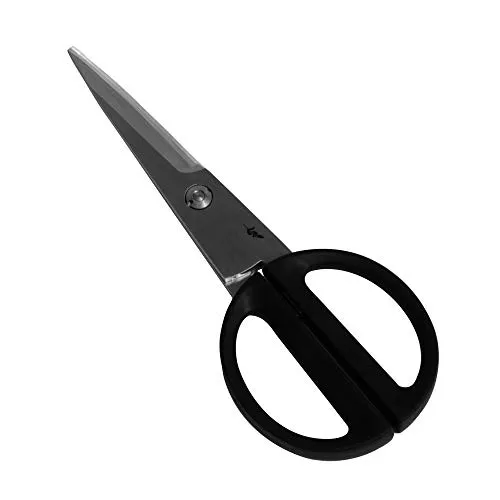 KAI Michel Bras Küchenschere klein, schwarz - Premium Küchenschere mit 12,5 cm Edelstahlklinge, ideal für präzises Schneiden von Kräutern bis Geflügel. Ergonomischer Griff für Komfort und Kontrolle.