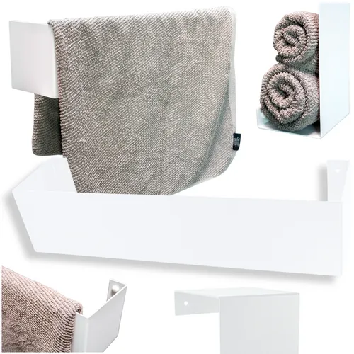 Regal 600-3 Weiß – Vielseitiges Badezimmerregal aus Metall