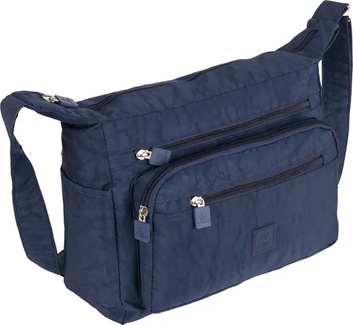EAAKIE Damen Schultertasche Crossover Bag Shopper in Blau