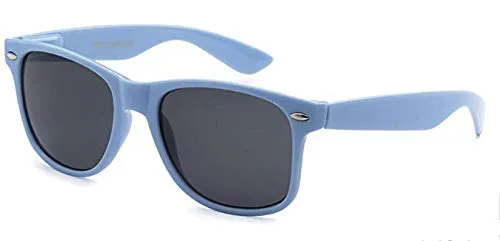 RetroUV® Sonnenbrille Klassischer Stil UV400, Blau Einheitsgröße