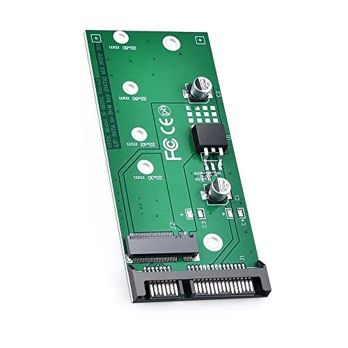 WANGCL M2 auf SATA Adapter für B-Key SSDs - Kompatibel mit 2230, 2242, 2260 und 2280 SSDs. Plug-and-Play für einfache Nutzung und hohe Übertragungsgeschwindigkeit. Ideal für SATA NGFF-SSDs, nicht für NVME geeignet.