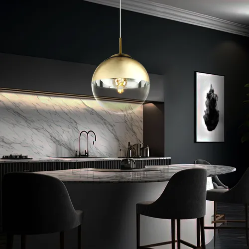 Pendelleuchte Glaskugel