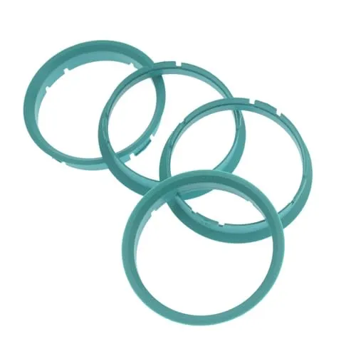 4X Zentrierringe 70,0 mm x 66,6 mm Türkis Felgen Ringe Made in Germany