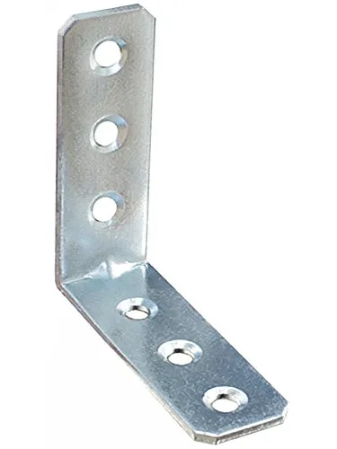 Winkel Stuhlwinkel Winkelverbinder 60 x 60 x 20 x 2 mit Sicke innen versenkt 100