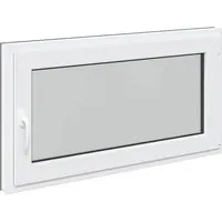 vidaXL Kellerfenster RISOR Anthrazit 110 x 70 cm - Modernes Untergeschossfenster aus PVC und Glas, das Licht in Ihren Raum bringt. Ideal für die Gestaltung von Untergeschossen, bietet es eine einfache Handhabung mit Kipp- und Drehmechanismus und ist pflegeleicht.