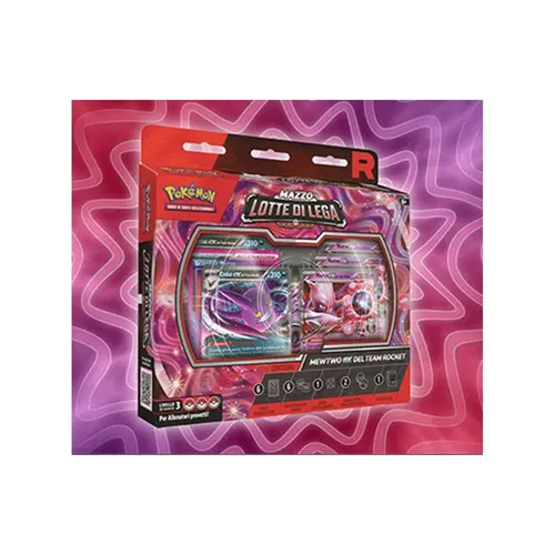 Preorder Deck Lotte Figur der Lega / Mewtwo Ex Der Team Rocket Italiano