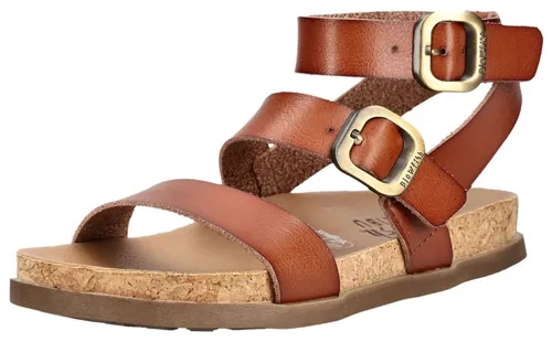 Blowfish Sandalen aus Kunstleder mit Plateau-Sohle - Die Blowfish Sandalen bieten eine bequeme Plateau-Sohle aus Kork und verstellbare Riemen für optimalen Halt. Ideal für warme Tage, vereinen sie Komfort und Stil und sind vielseitig kombinierbar.