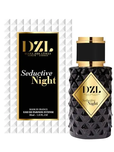 DZL – Eau de Parfum Intense Seduktive Night 30 ml - Eau de Parfum für Damen mit verführerischem Duft, der Schokolade und Mandel vereint. Langanhaltend und intensiv - das perfekte Geschenk für besondere Anlässe.
