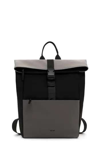 EMILY & NOAH Cityrucksack E&N Pessac RUE 09 für Damen - Stylischer Cityrucksack aus Feinsynthetik mit Logo-Prägung, ideal für Office, Uni oder Freizeit. Bietet viel Platz und ein festes Hauptfach für sicheren Transport.