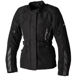RST Alpha 5 Textiljacke wasserdicht Damen - Schwarz - M - Motorradjacke mit herausragender Wasserdichtigkeit und Atmungsaktivität, ideal für sicheres Fahren unter extremen Bedingungen. Mit reflektierenden Details für optimale Sichtbarkeit.