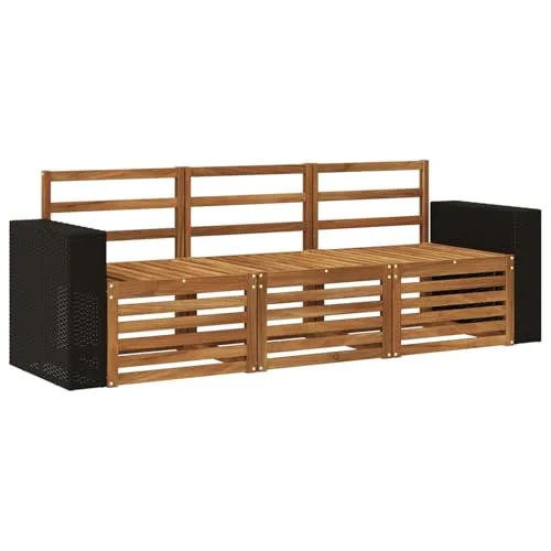 vidaXL Sofagarnituren 3 Pcs aus massivem Akazienholz