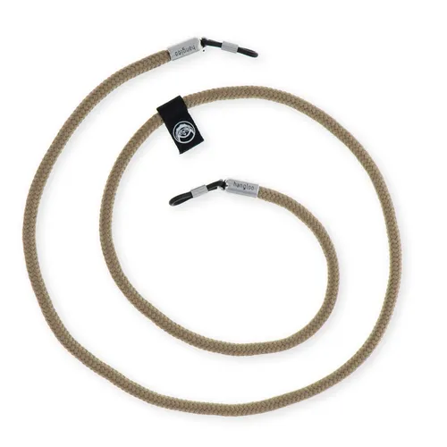 Das hochwertige Brillenband | Name Beach | Farbe Beige von hangloo