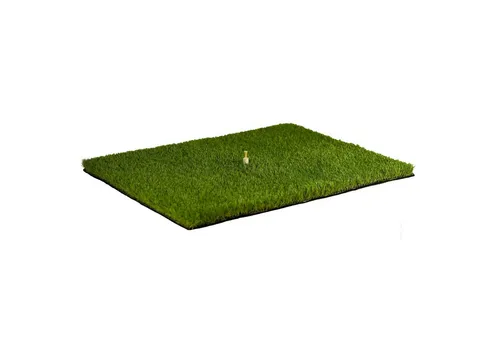 AMF Life Golf-Abschlagmatte - Präzisionsschlagunterlage für drinnen und draußen - Optimale Golf-Abschlagmatte (85 x 65 x 4 cm) für flexibles Training. Strapazierfähig mit verstellbarem Tee-Halter, ideal für Anfänger und Profis. Platzsparend und einfach zu verstauen.