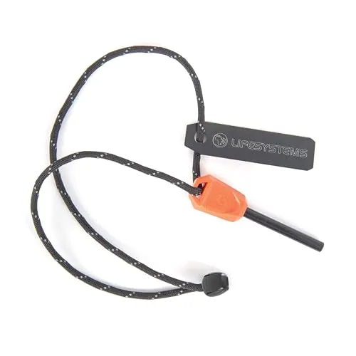 Lifesystems Kompakter Ferrostab-Feuerstarter mit einfachem Griff, Überlebens-Feuerstahl Ferrocerium Stick mit Striker