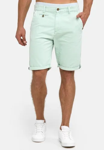 Indicode Herren Cuba Chino Shorts - Herren-Shorts aus 100% Baumwolle mit 5 praktischen Taschen, ideal für den Sommer und bequem im Regular Fit.