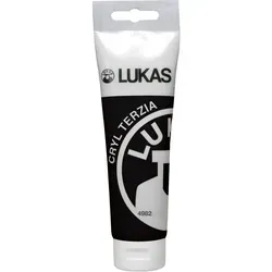 Lukas Cryl Terzia Acrylfarbe Studien-Qualität 125 ml Elfenbeinschwarz