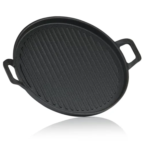 BBQ-Toro Gusseisenpfanne Ø 30 cm - Ideal für Grill & Camping - Grillschalen | Die bereits eingebrannte Gusspfanne von BBQ-Toro sorgt für perfekte Grillaromen und ist vielseitig für Gas, Elektro, Induktion oder direkt im Feuer einsetzbar. Perfekt für spontane Grillabende!