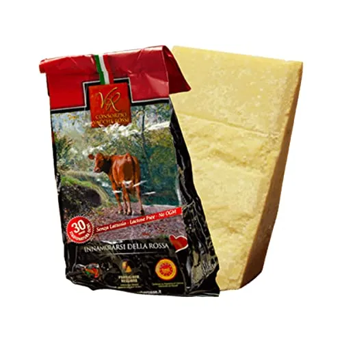 Consorzio Vacche Rosse - Parmigiano Reggiano 30 Monate Stravecchio - 1 kg in Scheiben schneiden