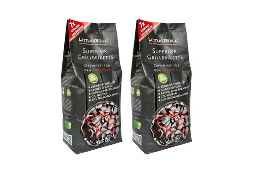 LotusGrill Grillbriketts 2x Superior 3KG von LotusGrill