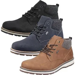 Rieker Herren Schnürstiefeletten 38419 - Wasserabweisend dank riekerTEX, optimaler Nässeschutz und Atmungsaktivität für Herren