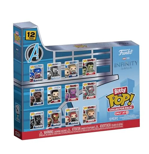 Funko Bitty Pop! Marvel: Infinity Saga 12pc Multipack - 0.9 Inch (2.2 cm), detaillierte Sammlerstücke für Comic- und Filmfans, ideal als Geschenk oder Party-Accessoire