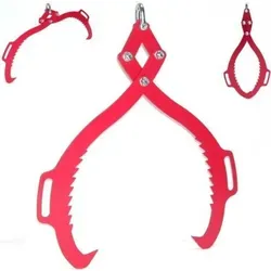 Holzzange Forstzange XL 1500kg - Robuste Rückezange für effizientes Holzrücken - Sonstige Werkzeuge: Diese stabile Holzgreiferzange ist bis 1500 kg belastbar, selbstspannend und bodenschonend. Ideal zum schnellen und effizienten Transport von Baumstämmen.