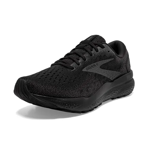 Brooks Ghost 16 Damen Laufschuhe – Schwarz, Größe 38 - Neutrale Laufschuhe mit atmungsaktivem Engineered Air Mesh für optimale Stabilität; ideal für Läuferinnen, die Komfort und Flexibilität suchen.