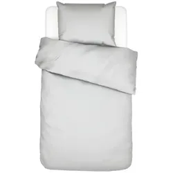 Essenza Bettwäsche Minte in Hellgrau, 135x200 cm in grau von Essenza