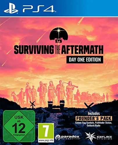 Surviving the Aftermath Day One Edition für PS4 - Aufbauspiel in einer prozedural generierten Welt, wo jede Entscheidung über das Überleben deiner Kolonie entscheidet. Erkunde, baue und verteidige gegen Banditen und Naturkatastrophen!