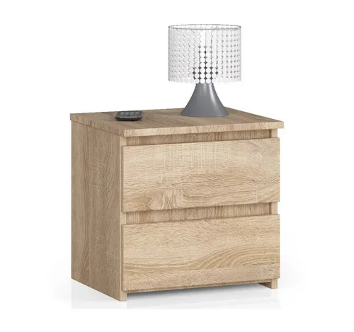 Raumhirsch Nachttisch Sonoma Eiche, 40x40x35 cm, modern und funktional