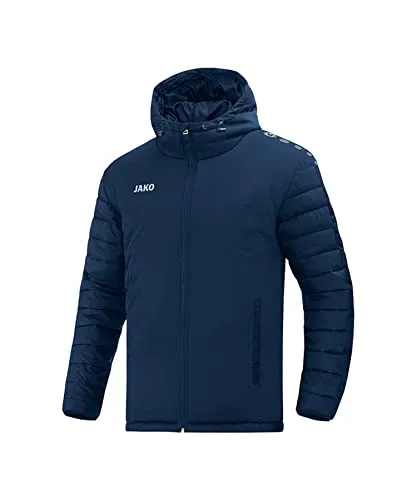 Stadionjacke Team JAKO - Outdoorjacke für Herren, ideal für Sport und Freizeit. Mit wasserabweisendem Obermaterial und wärmeisolierender Fütterung schützt sie vor Kälte und Nässe. Perfekt für Stadionbesuche oder Training.