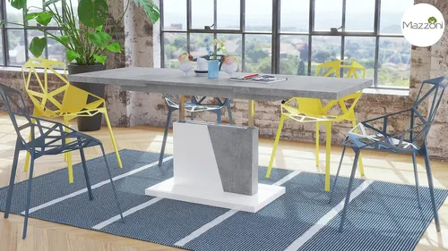 Mazzoni Grand Noir Ausziehbarer Couchtisch 120/180cm
