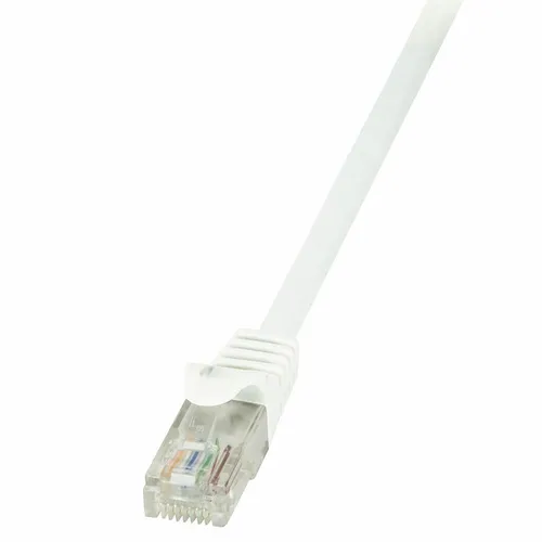 25m CAT.6 Patchkabel Netzwerkkabel weiß Ethernet LAN DSL Kabel RJ45 CAT 6