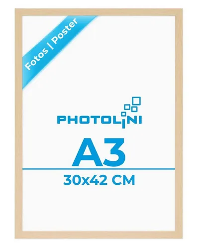 PHOTOLINI Bilderrahmen Poster-Einzelrahmen Modern Schmal, (1 Rahmen)