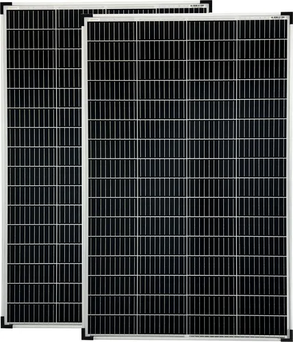 2x 180 Watt 36V monokristallin Solarmodule für Wohnmobil und Camping