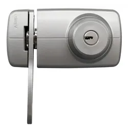 ABUS Türzusatzschloss 7035 silber mit Sperrbügel EC660 EK gleichschließend