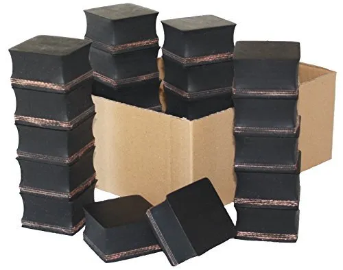 50x50x23mm (Karton mit 30 Stück) Restposten Flohmarkt Gummiauflage DIY Gummi