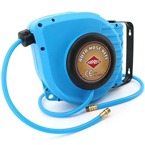 Airpress® Druckluft-Schlauchtrommel 9 m PU Schlauch 8 bar Typ 46576