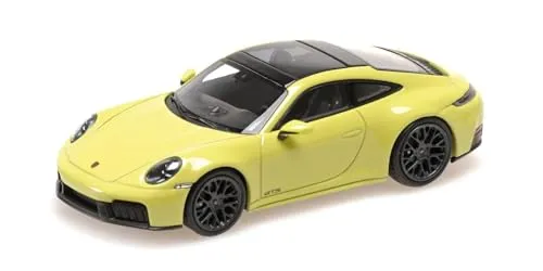 Minichamps 410064122 - Porsch. 911 (992.2) Carrer. GTS Yellow Metallic 2024 - Maßstab 1/43 - Modellauto
