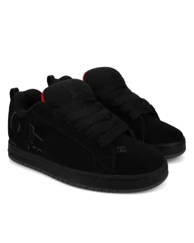 DC Shoes Herren Court Graffik Schuh - Weiß/Schwarz, 42 EU - Herren-Sneaker mit atmungsaktivem Mesh und gepolstertem Kragen für optimalen Komfort und Unterstützung. Ideal für den täglichen Gebrauch und sportliche Aktivitäten.