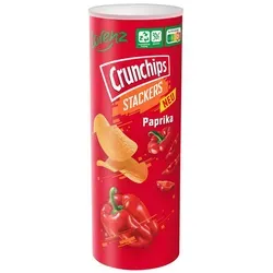 LORENZ Knabberei, Lorenz Crunchips Stackers Paprika knusprige Stapelchips Dose 175g