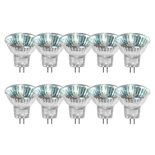 Halogen Reflektor Strahler 20Watt GU4 12V MR11 warmweiß dimmbar Flood 30° 10 x