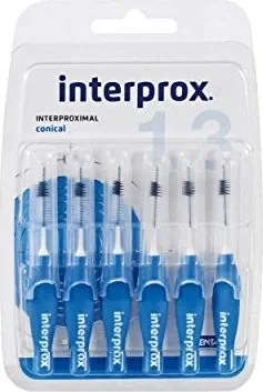 INTERPROX reg conical blau Interdentalbürste Blis 6 St