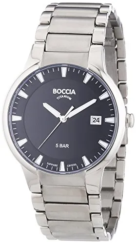 Boccia Herren-Armbanduhr XL Analog Quarz Titan 3629-01