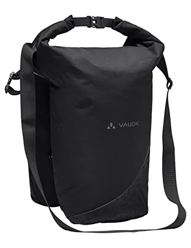 VAUDE Road Master Urban (Double) - Doppel-Fahrradtasche - Fahrradtaschen für urbanes Commuting, aus recycelten Materialien, mit praktischem Überwurf-Prinzip und zwei Hauptfächern für optimalen Zugriff.