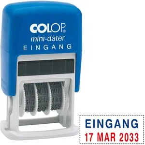 Colop Mini-Dater S160L1 Datumstempel EINGANG