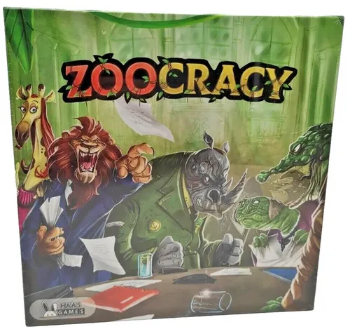 Zoocracy - Strategisches Brettspiel von Haas Games - Gesellschaftsspiel für 2-6 Spieler, nominiert für den MinD-Spielepreis 2021, bietet spannende politische Strategien und fördert taktisches Denken.