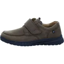 Waldläufer H-Eddy Slipper Braun - Komfortabler Klettschuh für Herren - Hochwertige Nubukleder-Slipper in Braun mit herausnehmbarem Fußbett für individuelle Anpassung. Flexible, rutschhemmende Sohle für sicheren Halt. Ideal für den Alltag, kombiniert Stil und Bequemlichkeit.